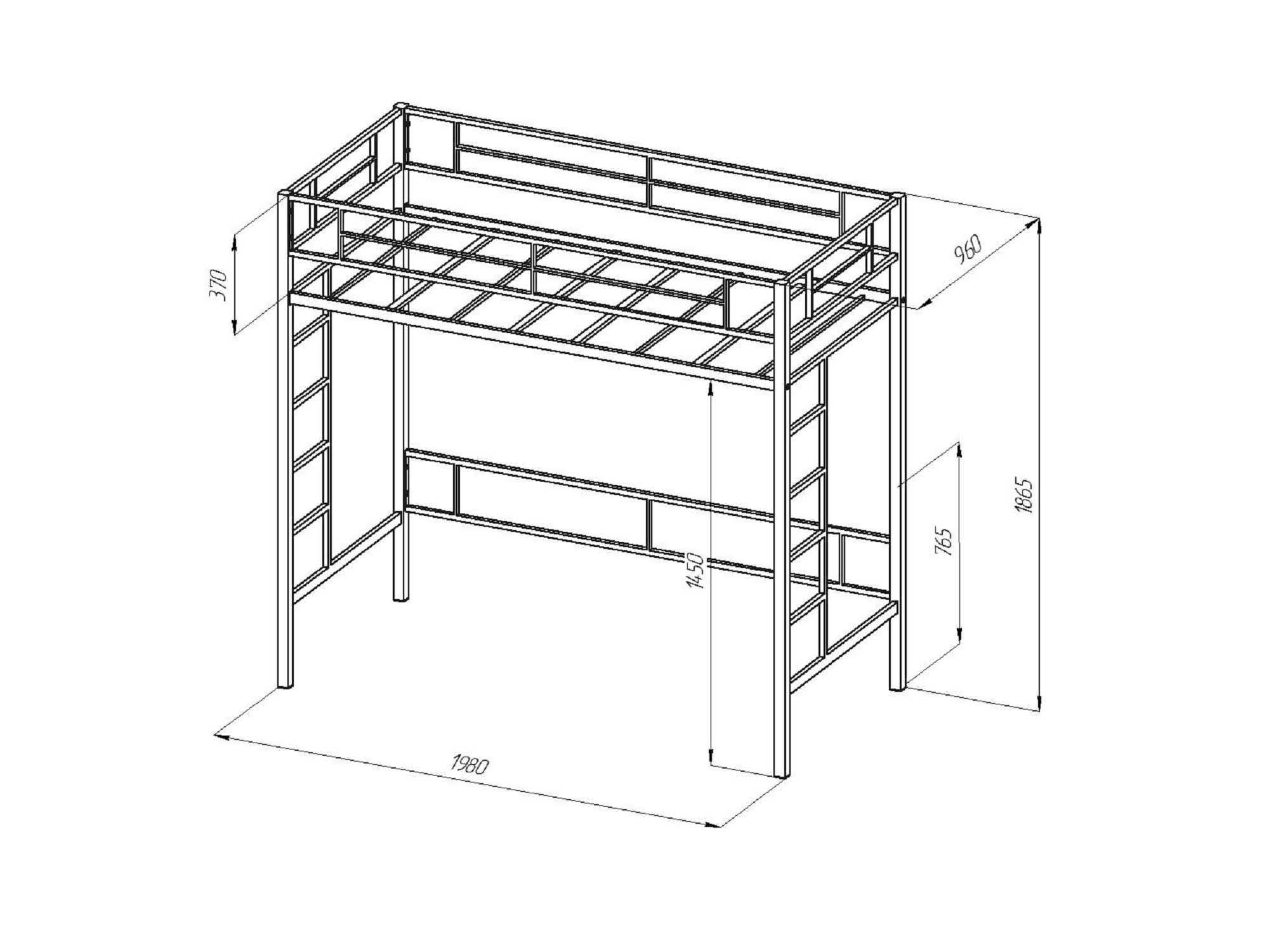 Кровать Формула Мебели Севилья 1.1