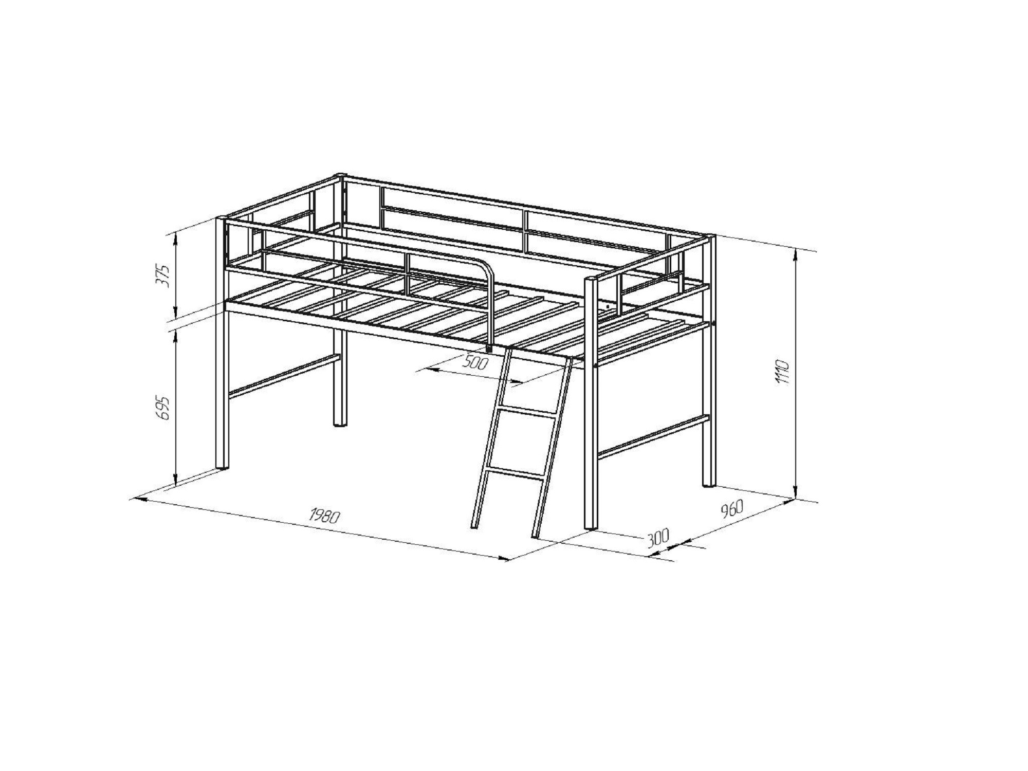 Кровать Формула Мебели Севилья Мини